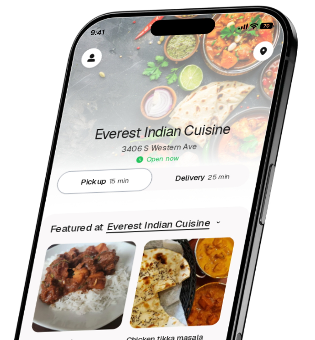 Everest Indian Cuisine app preview